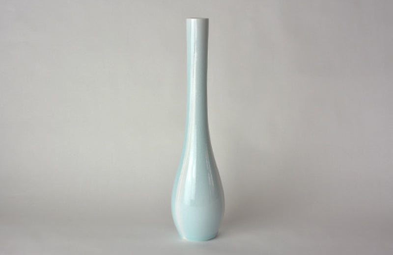 板橋廣美　白磁注器 共箱、共布 板橋廣美 白磁注器 共箱、共布