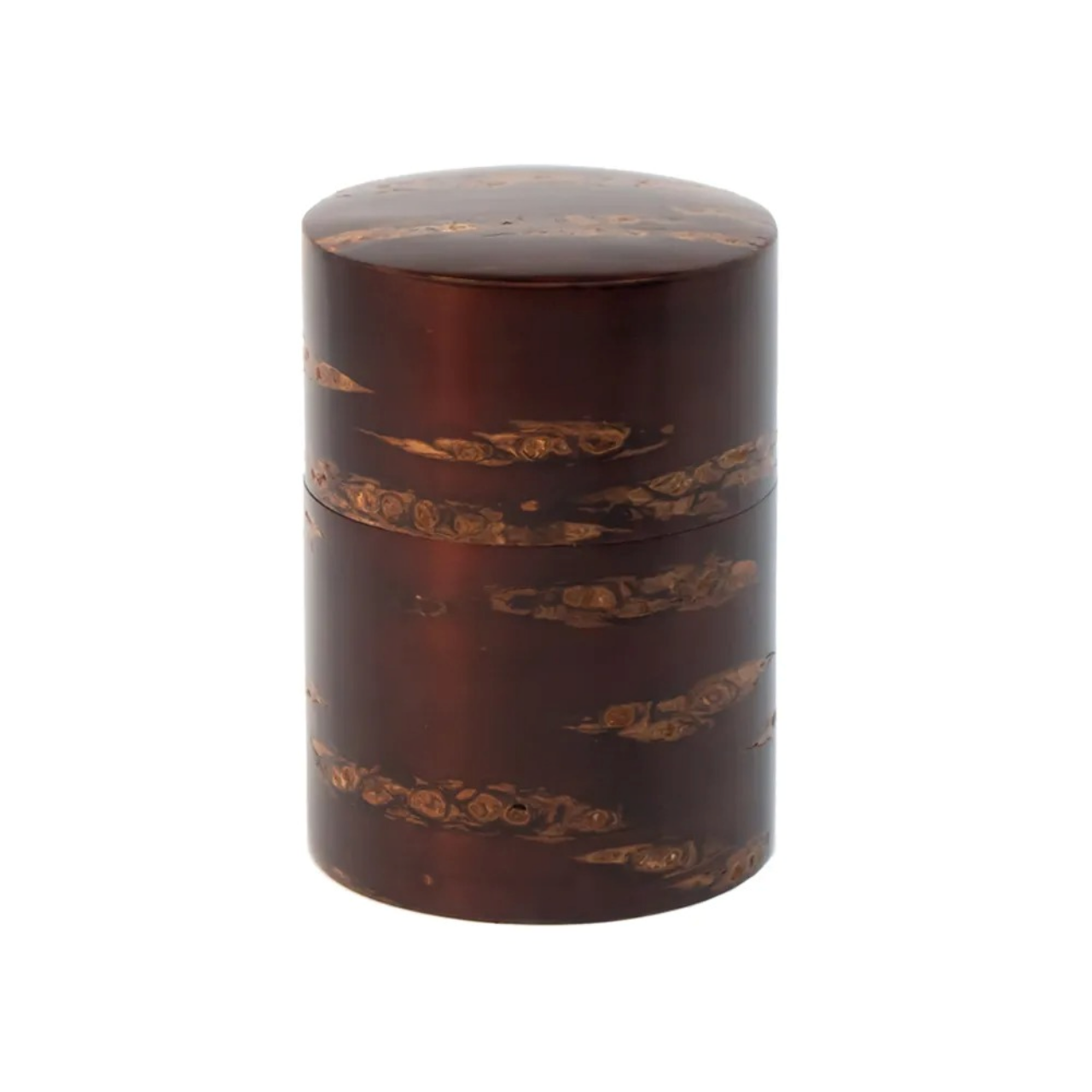 ティー用品 「総皮茶筒 大 無地皮」 樺細工 木工品 – Takumi Japan