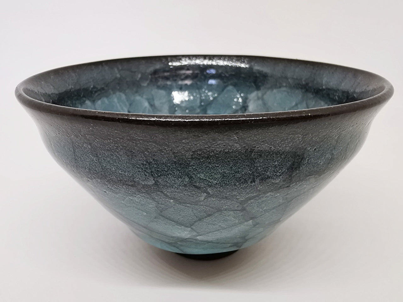 茶道用品 翠青瓷抹茶碗 小 今泉毅 天目 陶瓷器