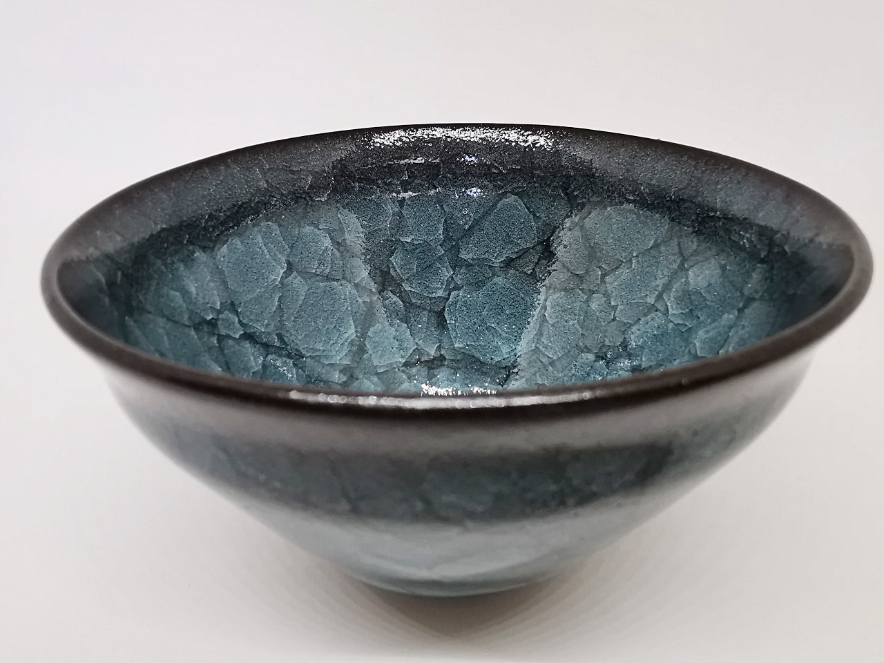 茶道用品 翠青瓷抹茶碗 小 今泉毅 天目 陶瓷器
