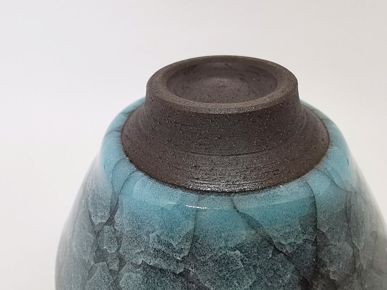 茶道用品 翠青瓷抹茶碗 小 今泉毅 天目 陶瓷器