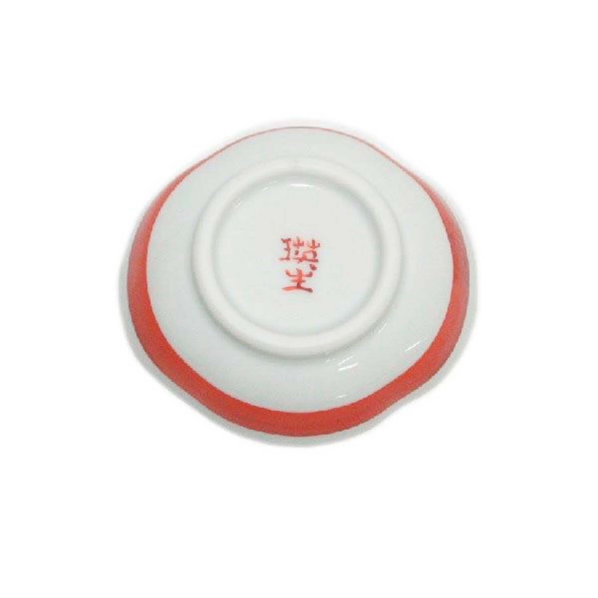 餐具 繪變木瓜型豆皿 小碟 5只套組 手繪 九谷美陶園 寺前瑛生 九谷燒 陶瓷器
