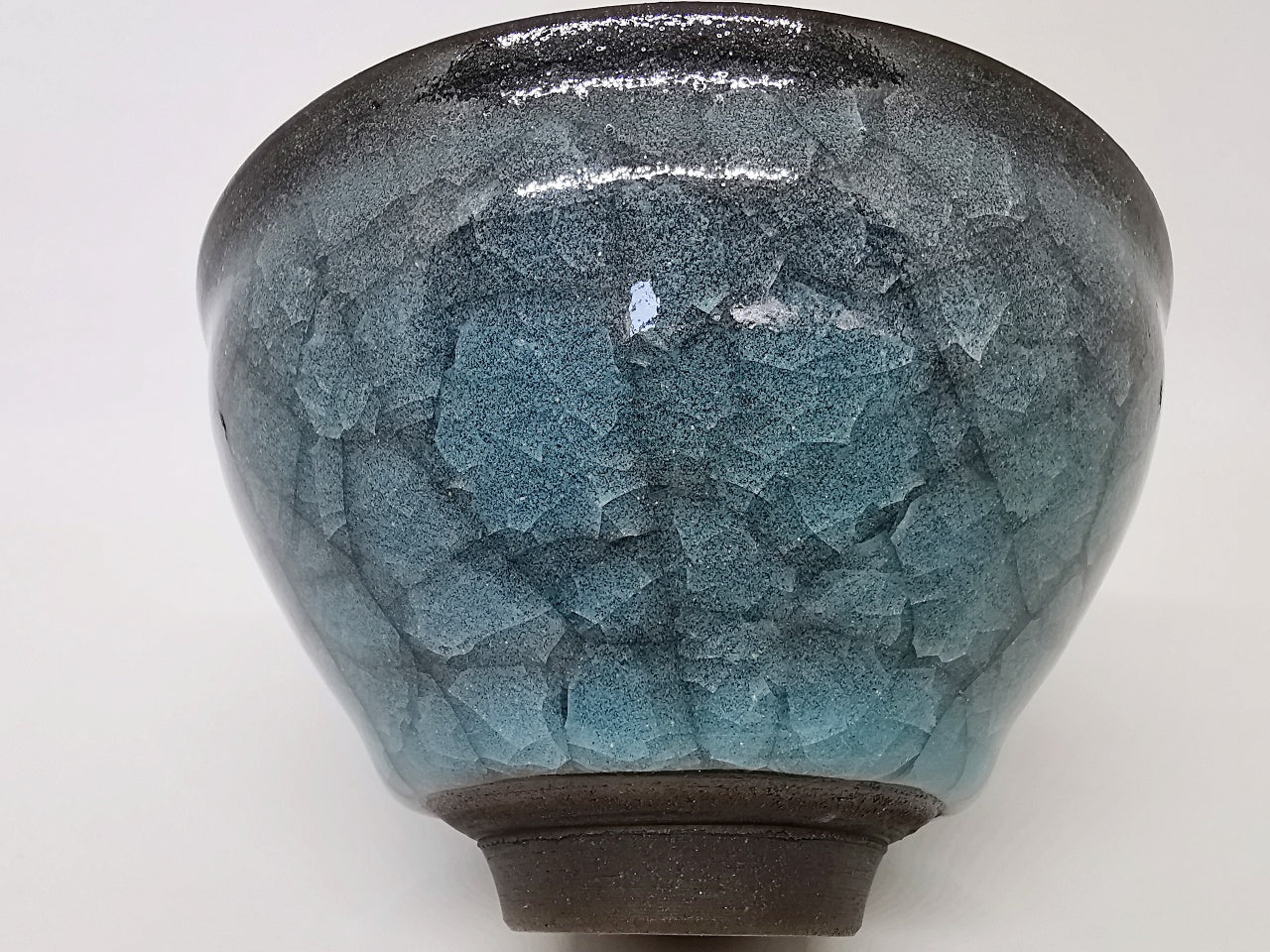 茶道用品 翠青瓷抹茶碗 大 今泉毅 天目 陶瓷器