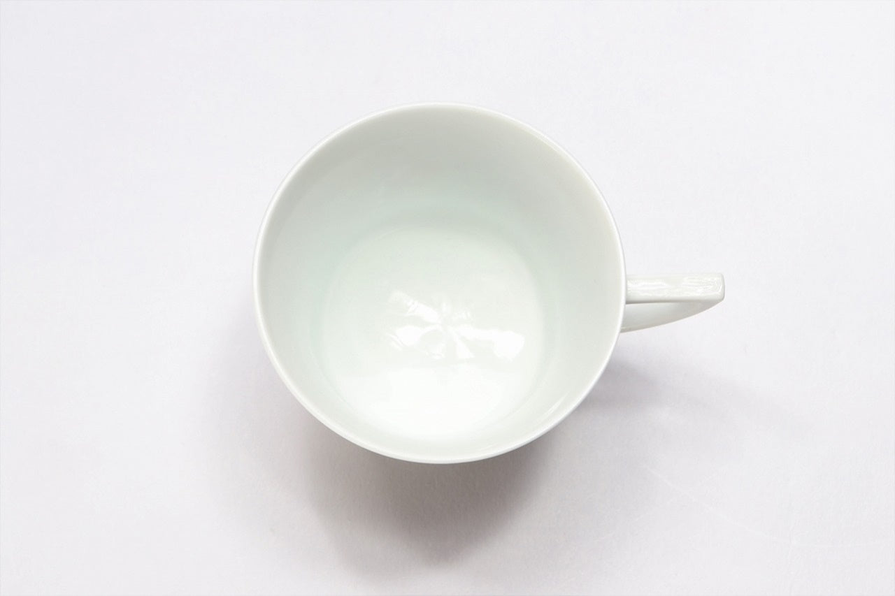 Cafe supplies, Coffee cup Angular, Chrysanthemum and plum blossom - Kakiemon-kiln, Arita ware, Ceramics