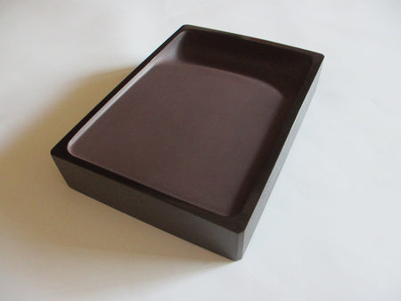 書道用品 長方硯 小 日枝玉峰 赤間硯 文具