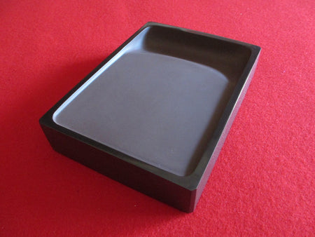 書道用品 長方硯 小 日枝玉峰 赤間硯 文具