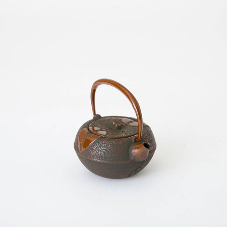 茶具 茶壶 柚子 内部珐琅加工 南部铁器 金属工艺品