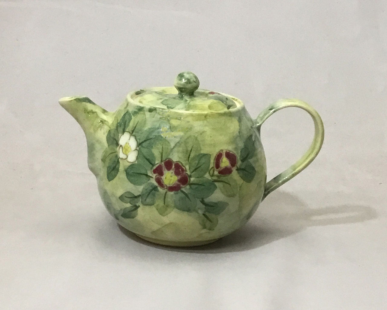 茶具 山茶茶壺 陶泉窯 京燒 清水燒 陶瓷器
