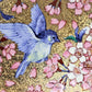 飾り 「飾り鉢 金彩 桜花鳥絵 大」 金龍窯 江口天童 有田焼 陶磁器