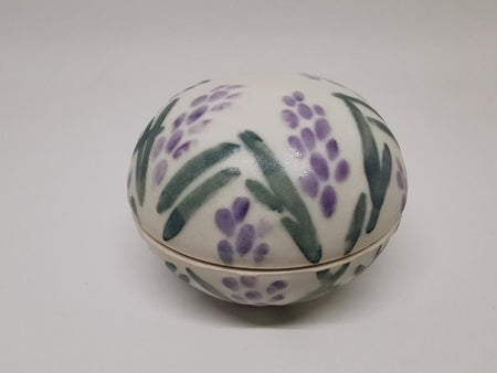 Storage, Lid box Lavender - Aikawa Kurumi, Contemporary Ceramics