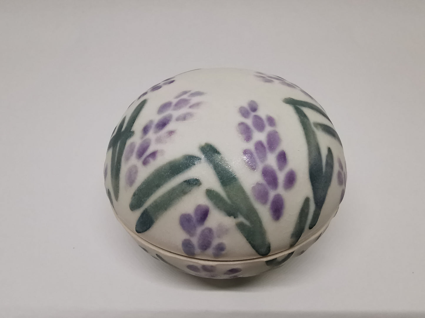 Storage, Lid box Lavender - Aikawa Kurumi, Contemporary Ceramics