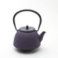 Tea supplies, Kyusu teapot, Nambu shape, Arare, 0.4L Purple - Nambu ironware, Metalwork