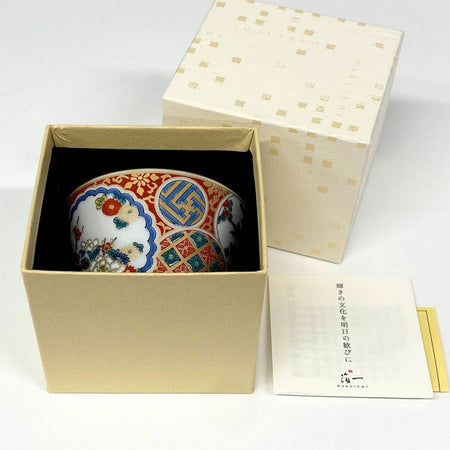 Drinkware, Cup, Shozo - Kutani ware, Kanazawa gold leaf