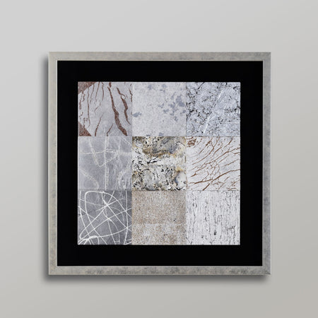 Ornament, LUXE SILVER, Silver/Medium, Art panel - Kanazawa gold leaf