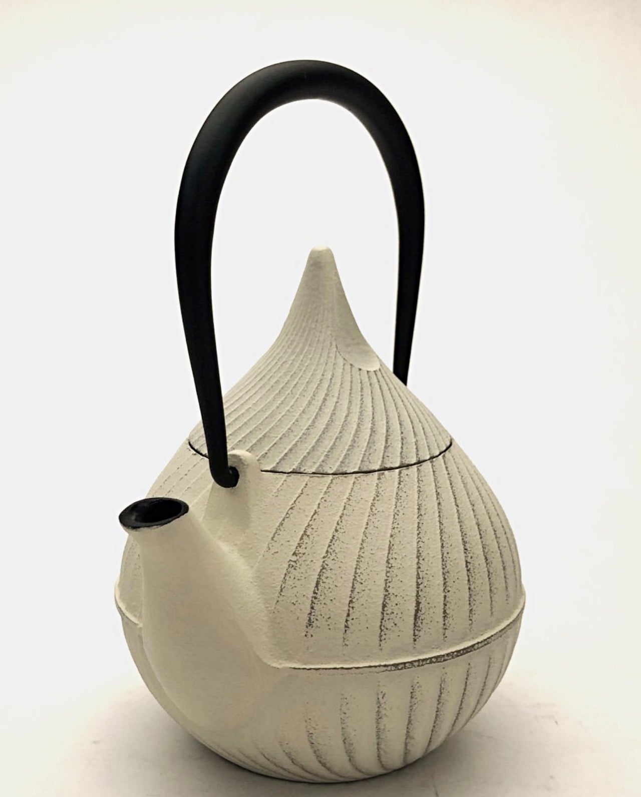 茶具 茶壺 蕾 0.4L 象牙白 南部鐵器 金屬工藝品 中村義隆設計