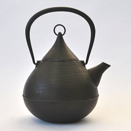 Tea supplies, Iron kettle, Droplet, 1L - Nambu ironware, Metalwork, Designed by Yoshitaka Nakamura