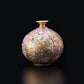 Flower vessel, Vase, Mini, Gold painting, Cherry blossom and bird  - Kinryu-kiln, Tendo Eguchi, Arita ware, Ceramics