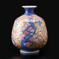Flower vessel, Vase, Large size, Gold painting, Cherry blossom and bird  - Kinryu-kiln, Tendo Eguchi, Arita ware, Ceramics