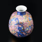 Flower vessel, Vase, Large size, Gold painting, Cherry blossom and bird  - Kinryu-kiln, Tendo Eguchi, Arita ware, Ceramics