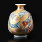 Flower vessel, Vase, Gold painting, Noshi  - Kinryu-kiln, Tendo Eguchi, Arita ware, Ceramics