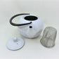 Tea supplies, Kyusu teapot, Yuzukiku, 0.4L White - Nambu ironware, Metalwork