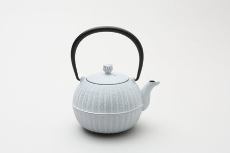 Tea supplies, Kyusu teapot, Yuzukiku, 0.4L White - Nambu ironware, Metalwork