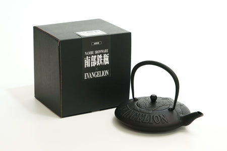 茶具 「鐵壺 EVANGELION 0.4L 新世紀福音戰士合作作品」 南部鐵器 水澤鑄物 金屬工藝品