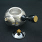 茶具 纯银莲花雕花茶壶 泉健一郎 东京银器 金属工艺品