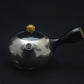 茶具 纯银莲花雕花茶壶 泉健一郎 东京银器 金属工艺品
