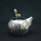 茶具 纯银莲花雕花茶壶 泉健一郎 东京银器 金属工艺品