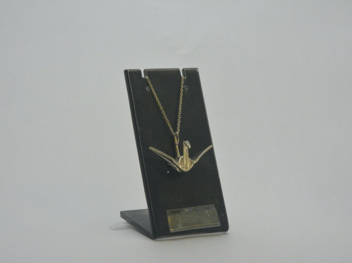 Jewelry, Orizuru Pendant - Kenichiro Izumi, Tokyo silverware, Metalwork