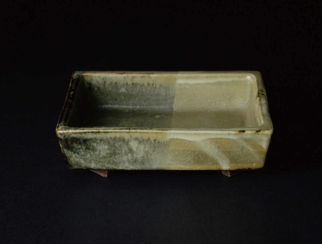 Tableware, Multiply glazed bowl, Square - Shoji Hamada, Mashiko ware, Ceramics