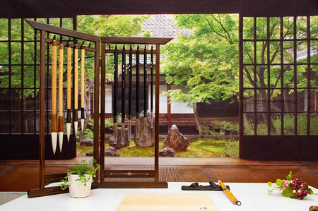 Calligraphy tools, Fuji, White hair, Daruma type, No.1 - Kumano brush, Writing tools