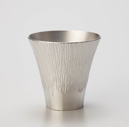 Drinkware, Tumbler Mt. Fuji, Medium, White - Osaka naniwa pewterware, Metalwork