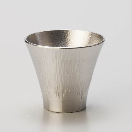 酒器 富士山清酒杯 白色 大阪浪华锡器 金属工艺品