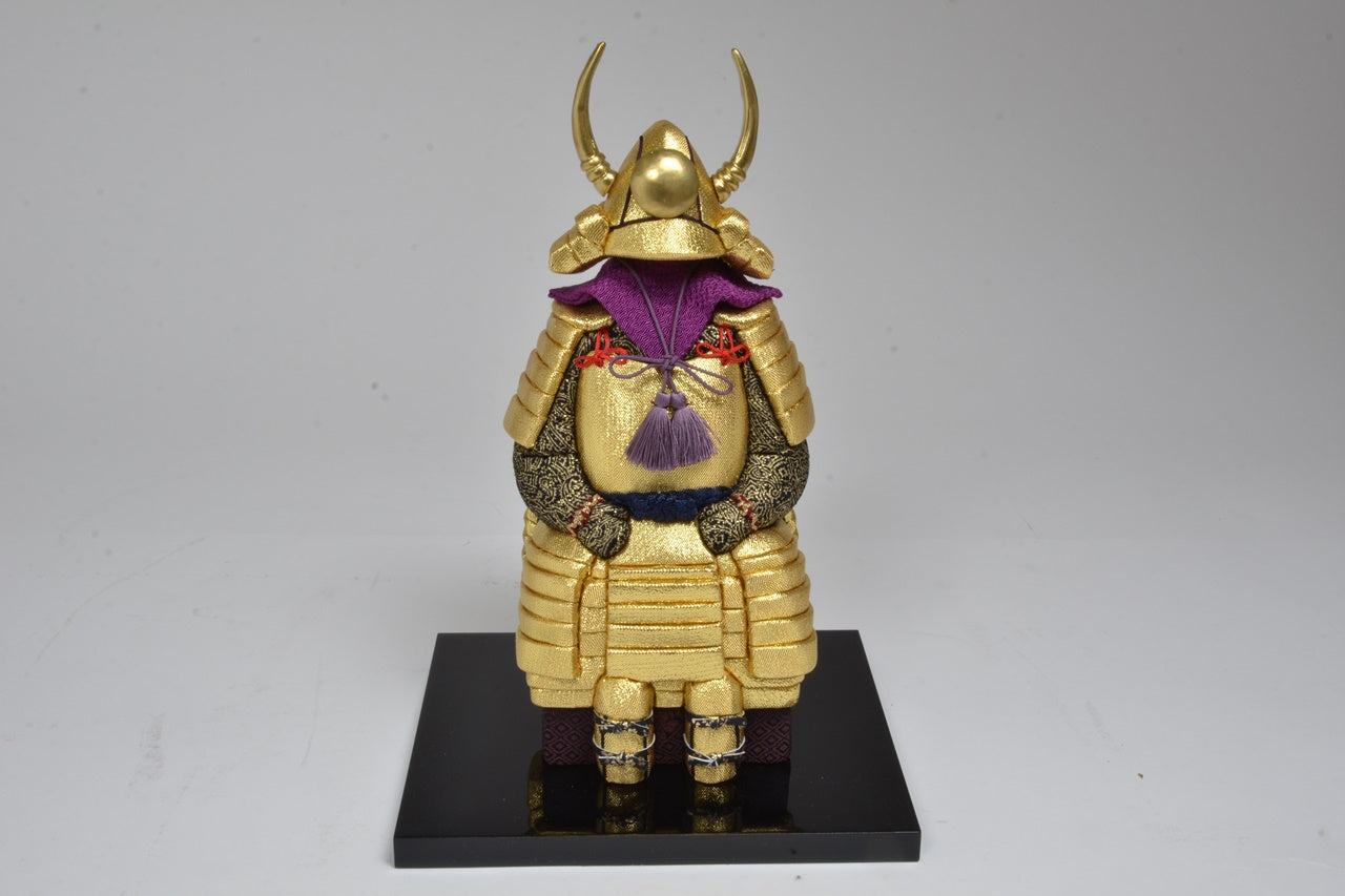 Ornament, Boys' festival doll Armor Yamato, Gold - Toukou Kakinuma, Edo kimekomi dolls