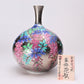花器 「花瓶 ミニ プラチナ 藤」 金龍窯 江口天童 有田焼 陶磁器