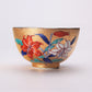 Tea ceremony utensils, Matcha tea bowl with wooden box, Gold painting, Tiger lily - Kinryu-kiln Eguchi Tendo, Arita ware, Ceramics