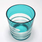 Drinking vessel, Old-fashioned glass, Hand-polished, Spiral, Green - Hidetaka Shimizu, Edo kiriko cut glass