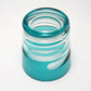 Drinking vessel, Old-fashioned glass, Hand-polished, Spiral, Green - Hidetaka Shimizu, Edo kiriko cut glass