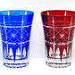 Drinkware, Pair tumbler, New night sky Star - Hidetaka Shimizu, Edo kiriko cut glass