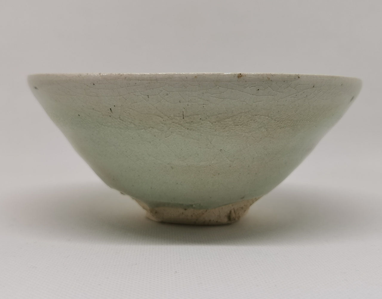 Tea ceremony utensils, Cinnabar Matcha tea bowl - Raizan Yasunaga, Karatsu ware, Ceramics