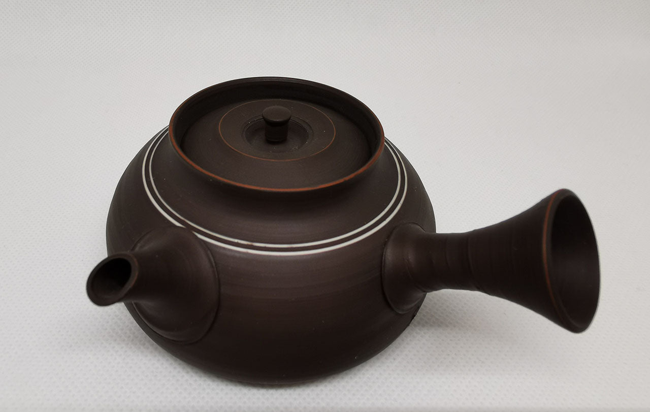 Tea supplies, Kyusu teapot, Black inlay - Fugetsu Murakoshi, Tokoname ware, Ceramics