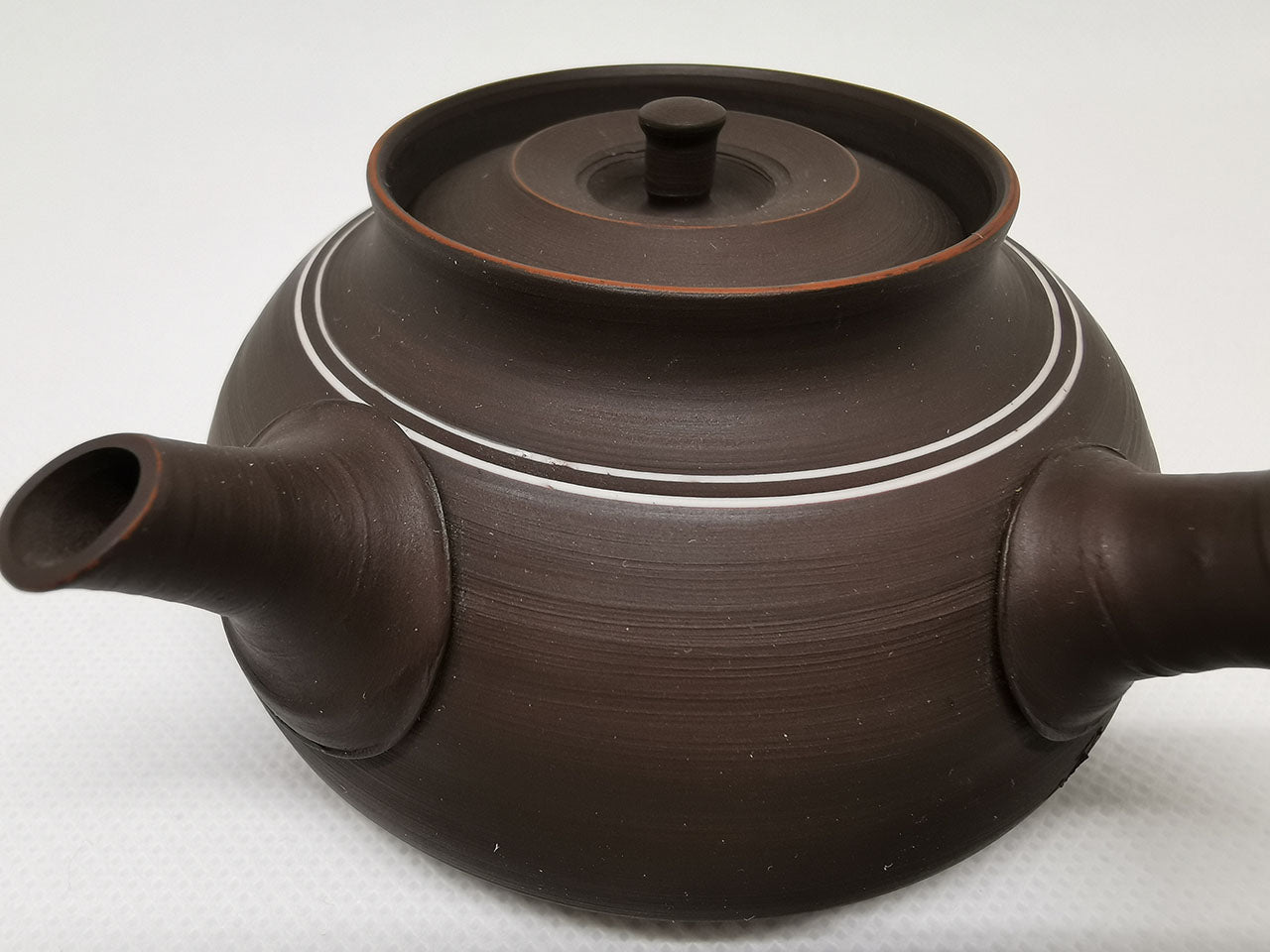 茶具 黑象嵌茶壺 村越風月 常滑燒 陶瓷器