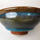 Drinkware, Large sake cup, Blue colored, Tenmoku, Shallow type - Toshinori Munakata, Aizuhongo ware, Ceramics