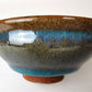 Drinkware, Large sake cup, Blue colored, Tenmoku, Shallow type - Toshinori Munakata, Aizuhongo ware, Ceramics