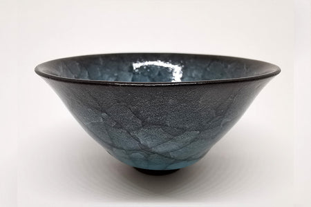 Drinkware, Sake cup, Blue celadon - Takeshi Imaizumi, Tenmoku, Ceramics