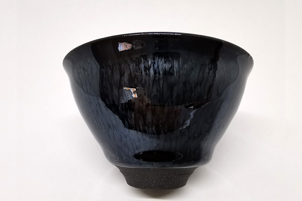 Drinkware, Sake cup, Kiln change, Tenmoku - Takeshi Imaizumi, Ceramics