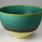 Tableware, Green coloring bowl, Round shape - Hideki Inoue, Kasama ware, Ceramics