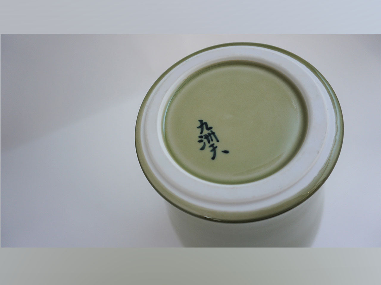 Flower vessel, Vase, Tenryuji celadon - Shinemon-kiln, Arita ware, Ceramics